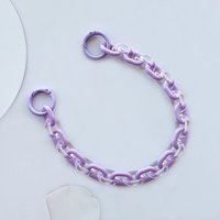 Colorful Acrylic Plastic Link Chain Keychain Creative Handmade Bags Strap/Anti-lost Phone For Women Girls DIY Jewelry Accessorie