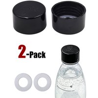 2-Pack Sparkling Water Bottle Cap, Carbonating Bottles Lid, Soda Machine Bottle Caps