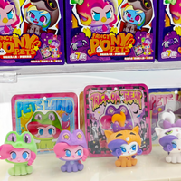 KAYOU My Little Pony Mini Figure Nightmare Dress Up Night Blind Box Assembly Hanging Card Pendant Original Anime Peripheral Gift