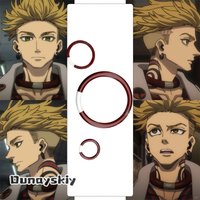 Kisekiya@Anime GACHIAKUTA Cosplay Costume 8/6/15cm Magnetic Collar Rudo Surebrec Tamsy Caine Prop Accessory Character Roleplay