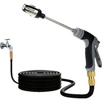 Integrated High-Pressure Water Gun, Long Handled Garden Hose Nozzle, Used For Car Washing, Cleaning, And RV Care Water Gun