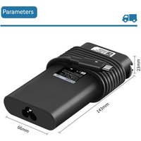 20V 6.5A 130W Type-C Laptop Ac Adapter Charger For Dell Precision 5750 5530 3541 3551 5550 78R7C KXW00 1FW9P M7FCC PKV7Y N01CN