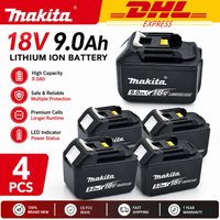100% Genuine Makita 18V Battery, Makita 18V Power Tool Battery, Compatible with Makita 18V BL1860B BL1850B BL1840 BL1830 BL1815