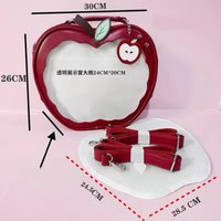 New Girls Harajuku Niche Design Apple Shoulder Bag Handbag Cute Style Cute Ita Bag Y2K Backpack Preppy ItaBag Birthday Gift