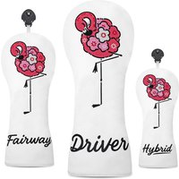 Golf Protective Cover, Flame Bird Pattern Design, Golf Accessories, Dust-Proof and Durable, Better Protecting the Ball Head