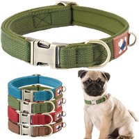 1PCS Dog Collars For Medium Dogs Classic Heavy Duty Dog Collars With Quick Release Metal Buckle, Adjustable Medium Dog Collar