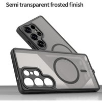 Translucent Matte Magnetic Case For Magsafe Samsung Galaxy S27 S26 S25 S24 S23 S22 S21 Ultra Plus FE A57 A37 MacSafe Phone Cover
