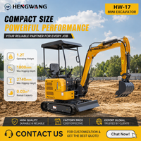 Hydraulic Crawler Mini Digger Excavator Small Mini Excavator Machine for Farm Garden Construction Factory Direct