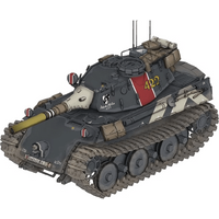 Nameless Tank 3D Printed Resin Model Heavy Tank Assembly Plastic Model :72 Scale War Vehicle Collectible Toy