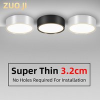 Plafonnier LED 10W Plafonnier Downlight monté en surface pour salon Spotlight Panel Lights Cuisine Lampe salon fond mur chambre porche allée plafonnier AC110-265V