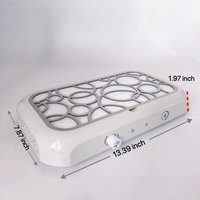 professional turbo powerful 120W 2 fans manicure nail vacuum cleaner extractor dust collector for nails Aspirator