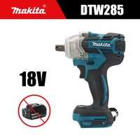 Makita DTW285 18V Brushless Electric Screwdriver 280N.m 1/2" Socket Rechargeable Drill Driver Compatible with Makita Battery