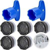Faucet Aerators Water Saving Faucet Tap Nozzle Concealed Filter 16.5-24mm Built-in Bubbler Wrench Bathroom Kitchen Basin Fitting