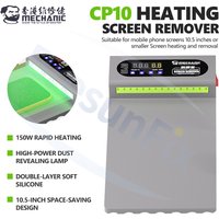 MECHANIC CP10 Screen Heating Pad with Dust Detection Light 50-120°C for Heating Separating Smartphone Screens During Repair Tool