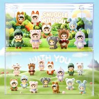 POP MART HACIPUPU Snuggle with You Series Anime Figure - Blind Box Trendy Desktop Collection Mystery Guess Bag Doll