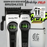 Outer Rotor Brushless Professional BRDCLIP 8000RPM Hair Clipper Detachable Blade Barber Trimmer Electric Foil Shaver 10000RPM