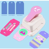 Craft Puncher Any Size Tab Tag Maker Corner Punch Puncher Paper Cutter Hole Paper Cutter 3 in 1 any size tag for card making