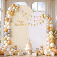 VIKAMA Multi-color Solid Arch Fabric Cover Smooth Birthday, Wedding,Baby Shower,Photography Booth Telas De Decoración De Fiestas