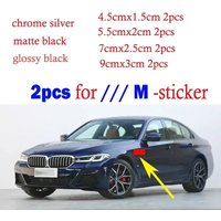 2pcs M Sport / Power Set Emblems Stickers Badges Wing Side Fender Car Styling Logo for BMW M3 M5 325 320 E36 E46 E90 E92 F10 F30