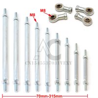 1pair 70mm-315mm Steering Tie Rod kit M8 Ball Joint For 49cc Electric Mini Kids ATV Go Kart Buggy Quad Dirt Pit Bike Accessories