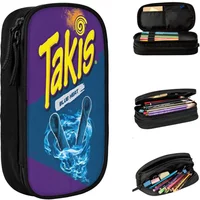 Takis Blue Heat Pencil Case Lovely Snack Cartoon Pen Bags Kids Big Capacity Office Gift Pencil Box