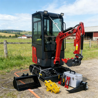 1.2 Ton Hydraulic Crawler Mini Excavator A High Quality Customized Diesel Engine Ce Euro 5 Mini Excavator With Quick Delivery