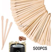 100/200/500PCS Wooden Hair Removal Stick Disposable Depilation Spatula Wax Sticks Wood Face Eyebrows Waxing Spatula Beauty Tool