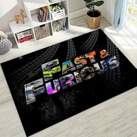 Fashion Fast & Furious X Dominic Art Carpet Rug for Bedroom Living Room Sofa Home Doormat Decor,Large Kid Non-slip Floor Mat