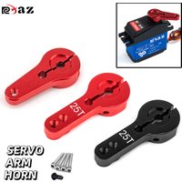 RCXAZ 25T M3 Metal 35mm RC Servo Arm Horn for Futaba Savox Xcore HL HSP HD Power MG995 MG996R E9001 AXIAL SCX10 WPL C24 D90 D91