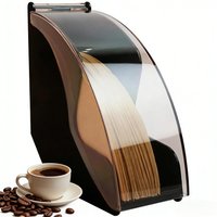 Coffee Filter Holder Coffee Supplies Storage Rack Filter Paper Storage Box for Coffee Shop Home Office Coffee Accessories