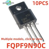 10PCS FQPF 2N60C 5N65C 7N65C 8N60C 8N65C 9N90C 10N80C 12N90C 13N50C 13N80C 15N60C 20N65C TO-220F MOS field-effect transistor