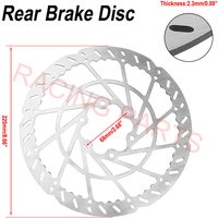 220mm 6-hole Disc Brake For TALARIA Talaria X3 MX3 Motorcycle 2.3mm Thick Disc Brake Accessories