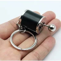 Metal Keyring Creative Car Shifter Keychain Antistress Fidget Toys For Anxiety ADHD Autism Sensory Juguetes Ansiedad Y Estrés