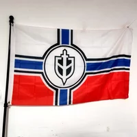 Russian Cross Flag - Steel Ambition Flag 90x150cm, 100% Polyester,Military Style Home Hanging, Gift for Collectors