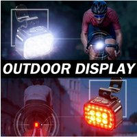 AliExpress BUCKLOS Bicycle Front Light USB Charge Headlight Light Waterproof Cycling Flashlight Q6 Mountain Road Bike Taillight Cycling Accessories