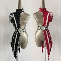 Ds Stage Performance Costume New Nightclub Bar Single Side Personality Women Singer Night Market Stage Clothing