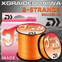 "Original XGRAIOEODAIWA J-BRAIDED GRAND Fishing Line 300M 8 Strands Braided PE Line Fishing Tackle 10-100LB Made in Japan