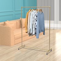 Commercial Garment Rack Retail Store Rolling Clothing Shelf 30-50kg Bearing for cloakrooms, bedrooms, clothing stores, studios