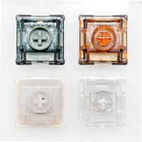 4 Switch Tester Switches with blank keycaps acrylic base for mechanical keyboard Long Yin Spark Orange Babao Ice Extreme