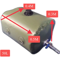 50L outdoor foldable spare gasoline and diesel fuel tank off-road vehicle gasoline container wear-resistant fuel storage tank