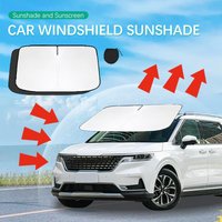 Car Sun Visor For KIA Carnival Sedona KA4 Ceed Front Windshield Sunshade Heat Insulation Summer Cooling Auto Accessories