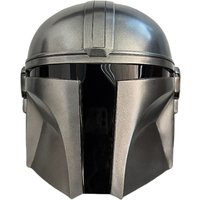 The Black Mandalorian Helmet Mask for Man Resin Material Halloween Mask Masquerade Carnival Party Props Cosplay Accessories