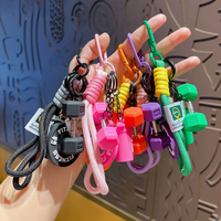 Fitness Series Detachable Barbell Plates Keychain with Simulation Dumbbells And Water Cup Keyring Creative Detachable Pendant