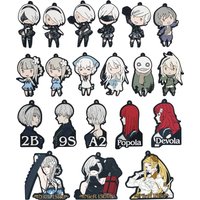 NieR Automata Anime YoRHa 2B A2 9S Game PVC Keychain