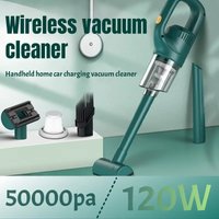 120W Vehicle Air Dust Collector 50000PA Powerful Vacuum Cleaner 2000MAH Wireless Car Vacuum Cleaner Portable Cleaning Machine