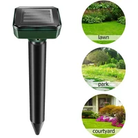 New 12PCS Solar Powered Pest Repeller Ultrasonic Mole Repellent Gopher Vole Snake Rodent Chaser For Lawn Garden Pest Control