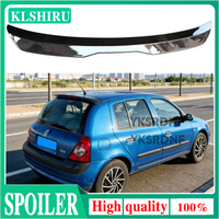 ABS Rear Spoiler For Renault Clio II Mk2 Trunk Boot Roof Wing Lip Trim Car Styling Accessories Fit Renault Sport Clio RS Gloss B