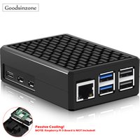 Passive Cooling Case for Raspberry Pi 5, Pi5 Aluminum Armor Case with Cooling Column and Thermal Pads for Raspberry Pi 5 4GB/8GB