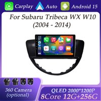 For Subaru Tribeca WXW10 2004 - 2014 Wireless CarPlay Car Video Audio Radio Multimedia Player GPS Navigation BT WIFI QLED Screen
