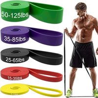 TPE Resistance Bands Set 5~120lbs Latex Elastic Rubber Loop Bands Heavy Duty Strength Training Workout Expander Fitness